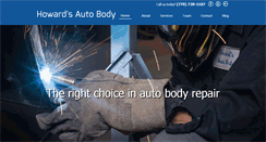 Desktop Screenshot of howardsautobody.net